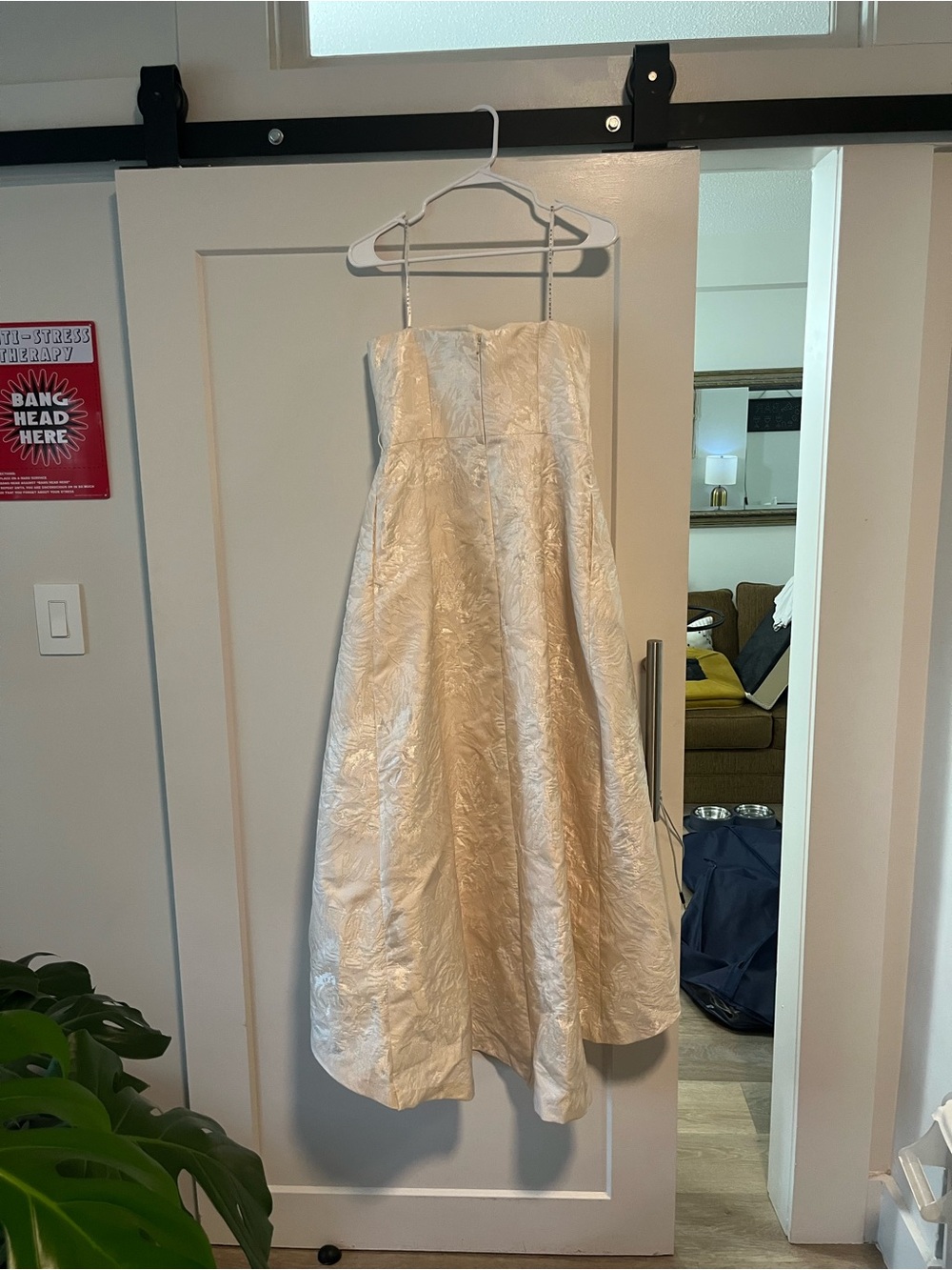 Bella Hi-Low Gown by Kay Unger - Picture 7 of 9